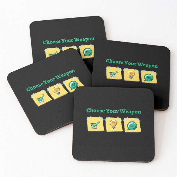 Item preview, Choose Your Weapon HR Surveys, Ideas, and Communication designed and sold by Fantastic-Finds.