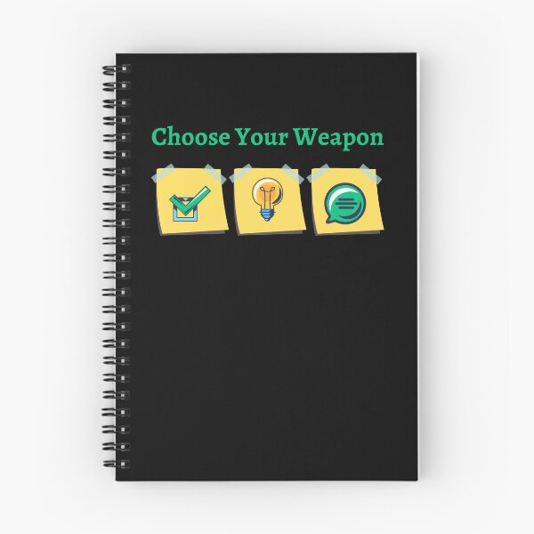 Item preview, Choose Your Weapon HR Surveys, Ideas, and Communication designed and sold by Fantastic-Finds.