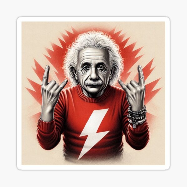 Item preview,  Albert Einstein designed and sold by sevenmountains.