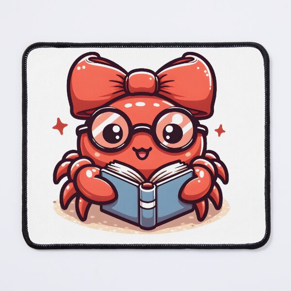 Item preview, Kawaii Crab: Glasses And A Bowtie designed and sold by CanvasCutie.