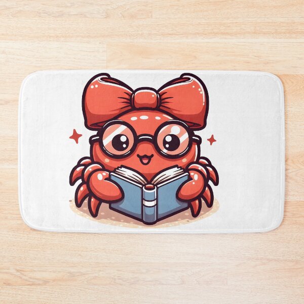 Item preview, Kawaii Crab: Glasses And A Bowtie designed and sold by CanvasCutie.