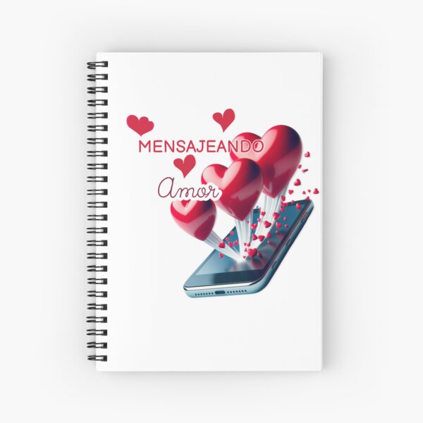Vista previa del artículo con la obra «Mensajeando al amor», diseñado y vendido por AmaHC-Store.