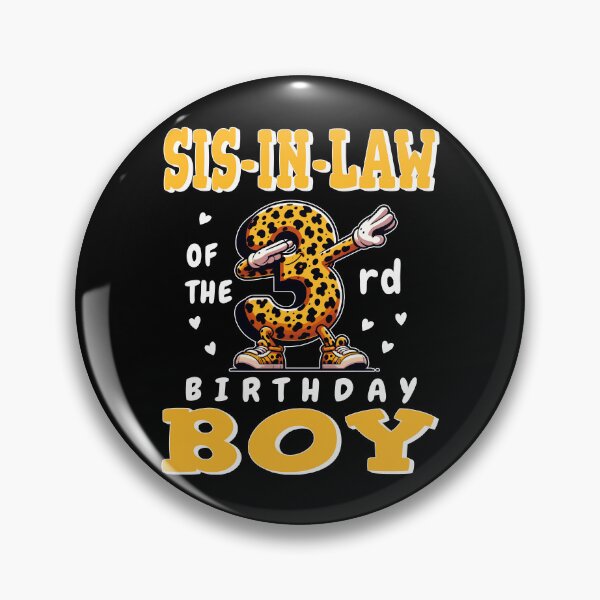 Item preview, Sister-In-Low Birthday Boy Leopard Theme matching family designed and sold by Jungle Hub.