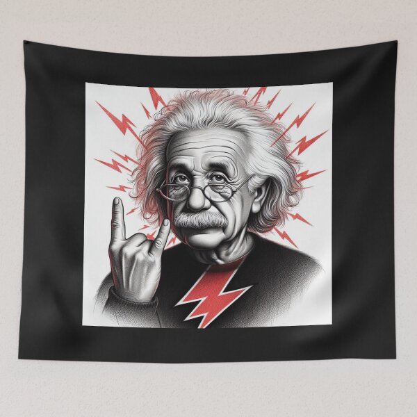 Item preview,   Albert Einstein designed and sold by sevenmountains.