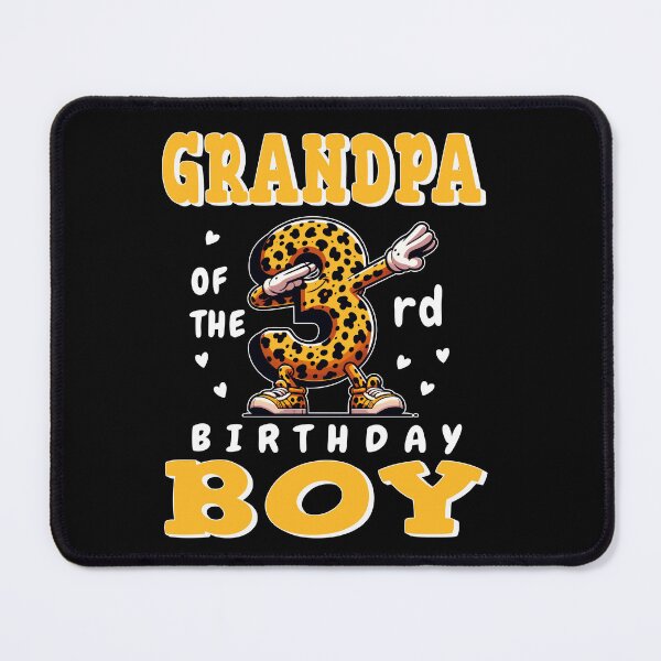 Item preview, grandpa Birthday Boy Leopard Theme Family Match designed and sold by Jungle Hub.