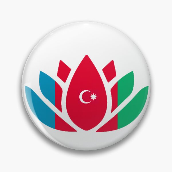Item preview, Cosmic Lotus with Azerbaijani flag designed and sold by dolabbutik.