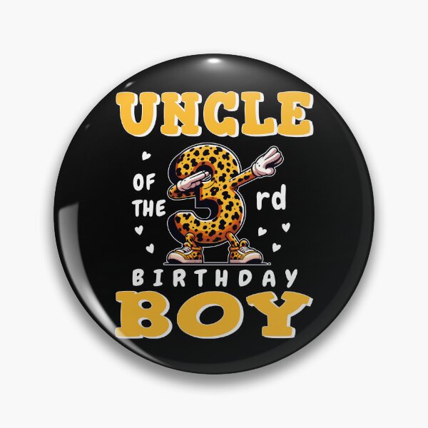 Item preview, Uncle Of The Birthday Boy Leopard Theme matching family designed and sold by Jungle Hub.
