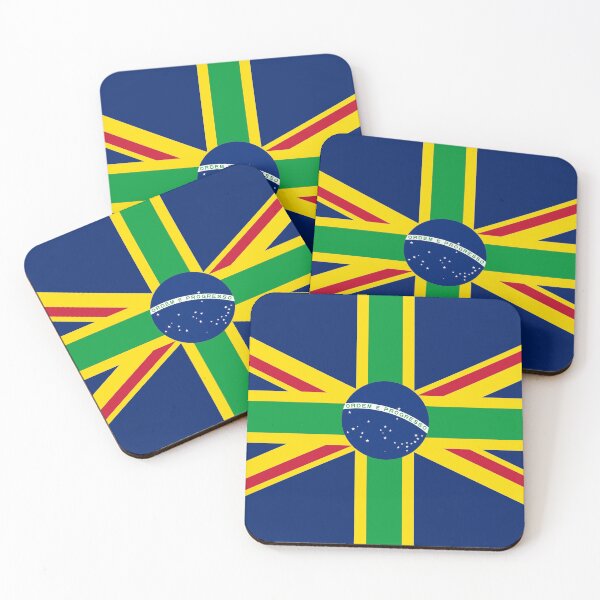 Artikelvorschau, Großbritannien + Brasilien-Flagge entworfen und verkauft von greggfriedrice.