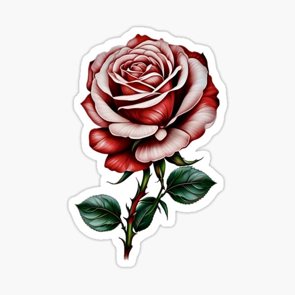 Item preview, Rose Tattoo designed and sold by MatrixTattoo.