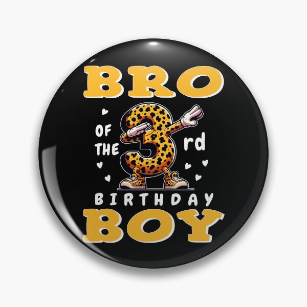 Item preview, Birthday Boy Bro Leopard Theme Family Squad designed and sold by Jungle Hub.