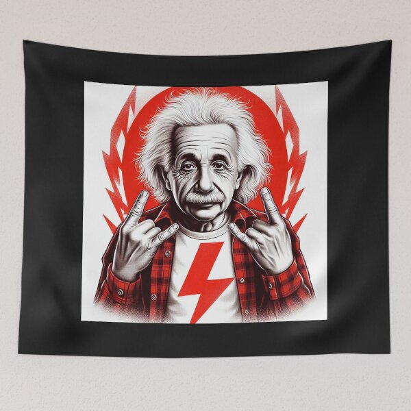 Item preview,   Albert Einstein designed and sold by sevenmountains.