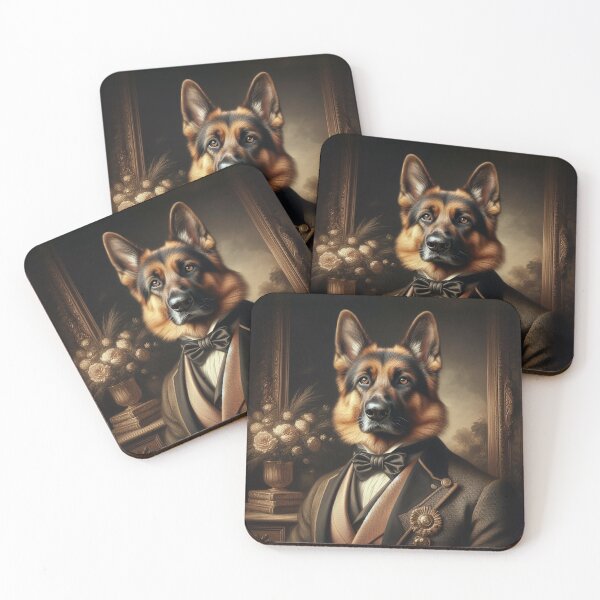 Item preview, Noble Majesty: Distinguished German Shepherd Portrait designed and sold by TDKCustoms.