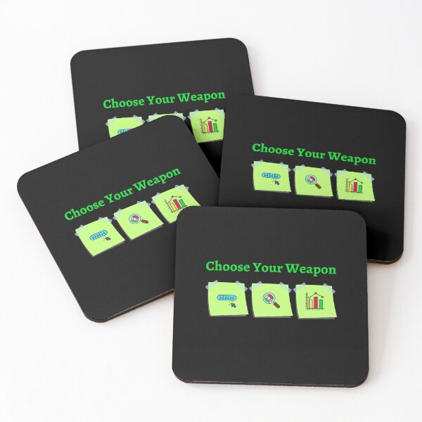 Item preview, Choose Your Weapon HR Research and Data Analytics designed and sold by Fantastic-Finds.