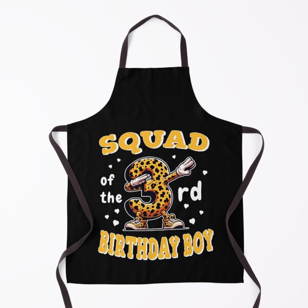 Item preview, Birthday Boy Squad Leopard Theme 4 Years Old matching family designed and sold by Jungle Hub.