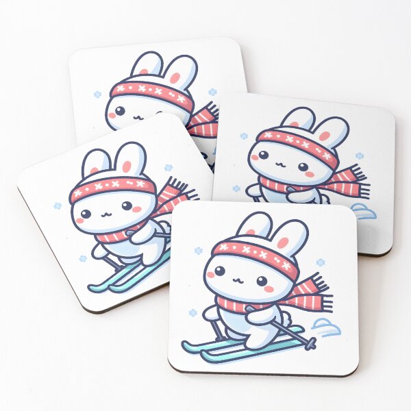 Item preview, Kawaii Rabbit With Scarf designed and sold by CanvasCutie.