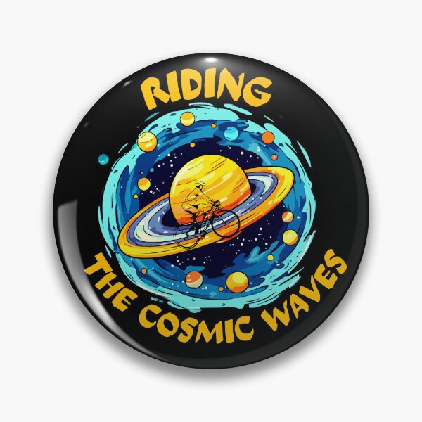 Item preview, Riding the cosmic waves. designed and sold by ConradoBullhead.