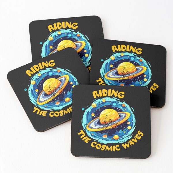 Item preview, Riding the cosmic waves. designed and sold by ConradoBullhead.