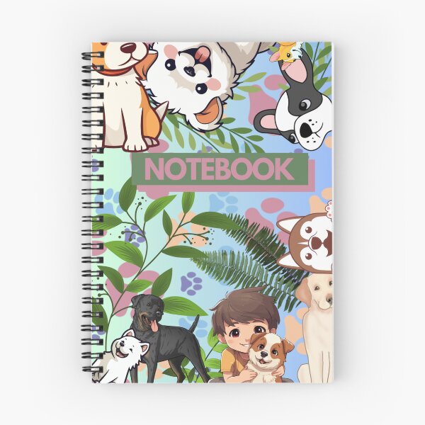 Item preview, The Kids & Doggie  Notebook designed and sold by Dorudru.