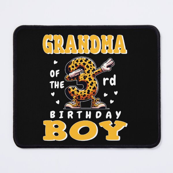 Item preview, Grandmother Birthday Boy Leopard Theme Squad designed and sold by Jungle Hub.