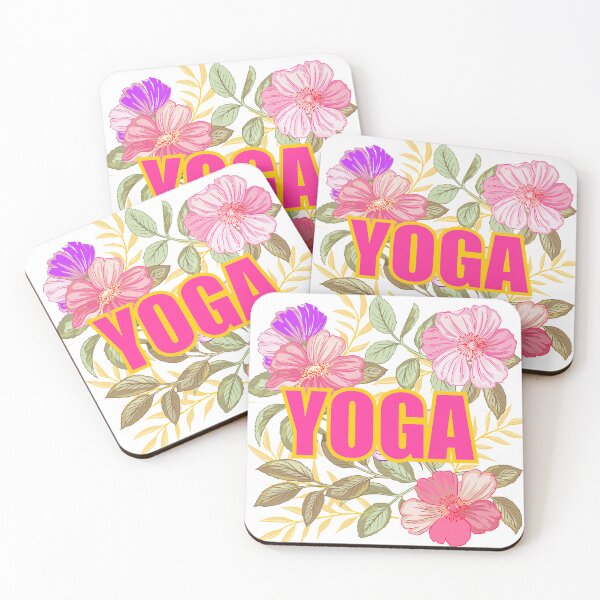 Item preview, Yoga with flowers designed and sold by GraphicStyleX.