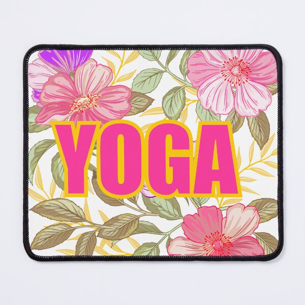 Item preview, Yoga with flowers designed and sold by GraphicStyleX.