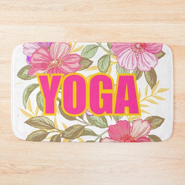 Item preview, Yoga with flowers designed and sold by GraphicStyleX.