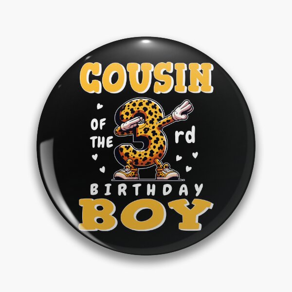 Item preview, Cousin Of Birthday Boy Leopard Theme Family Squad designed and sold by Jungle Hub.
