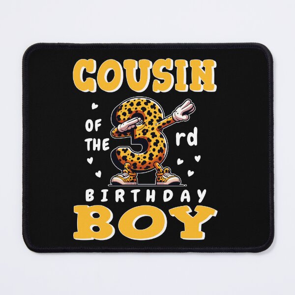 Item preview, Cousin Of Birthday Boy Leopard Theme Family Squad designed and sold by Jungle Hub.