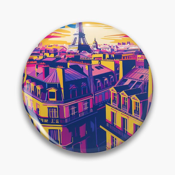 Item preview, Paris Cityscape Illustration designed and sold by nomiraclehere.