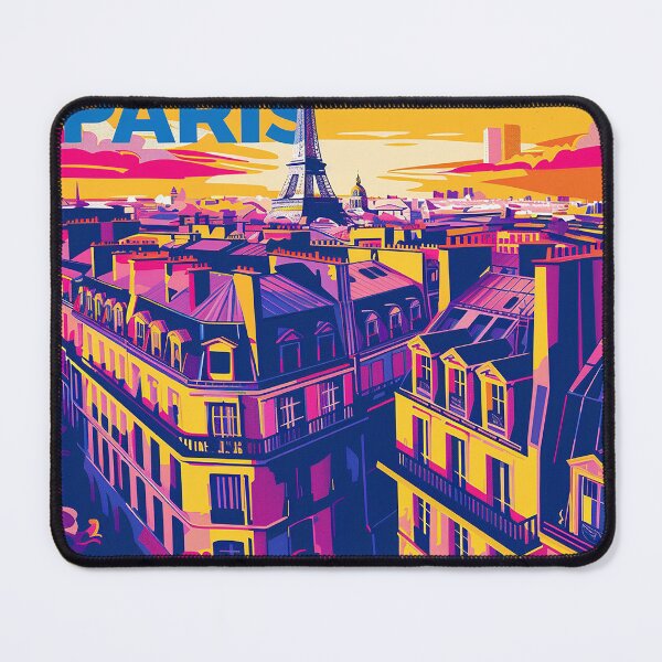 Item preview, Paris Cityscape Illustration designed and sold by nomiraclehere.