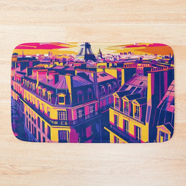 Item preview, Paris Cityscape Illustration designed and sold by nomiraclehere.