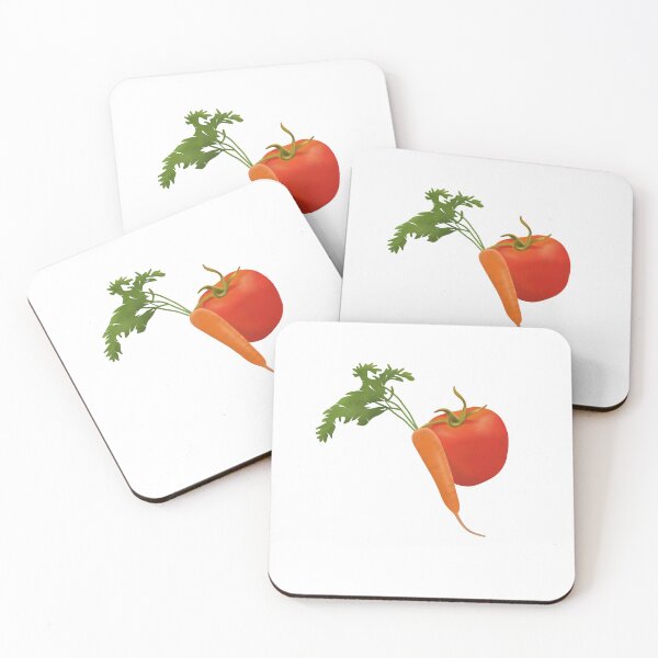 Item preview, Tomato and carrot - vegetables designed and sold by gardentree.