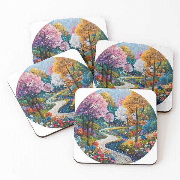 Item preview, Blooming Tranquility: A Springtime Journey designed and sold by AI-Only Creations.