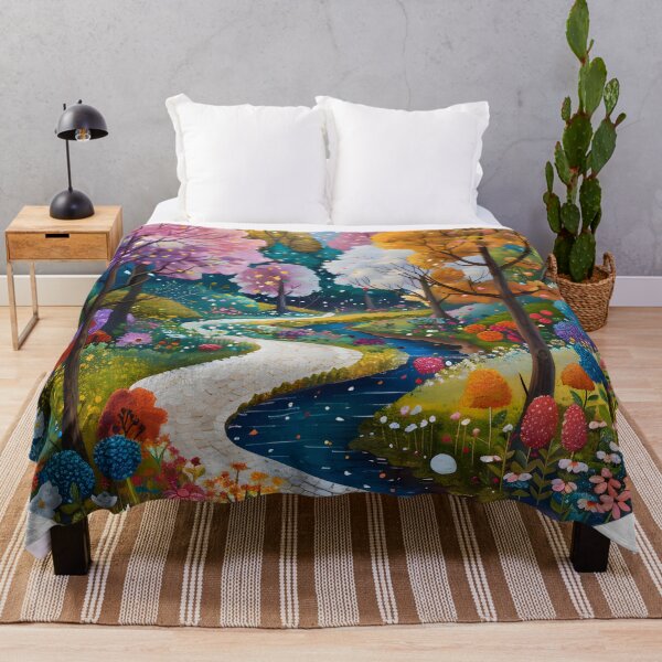 Item preview, Blooming Tranquility: A Springtime Journey designed and sold by AI-Only Creations.