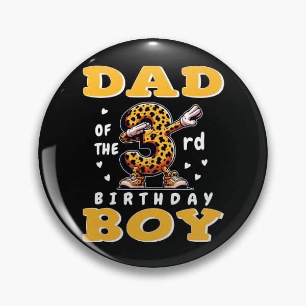 Item preview, Dad Of The Birthday Boy Leopard Theme matching family designed and sold by Jungle Hub.