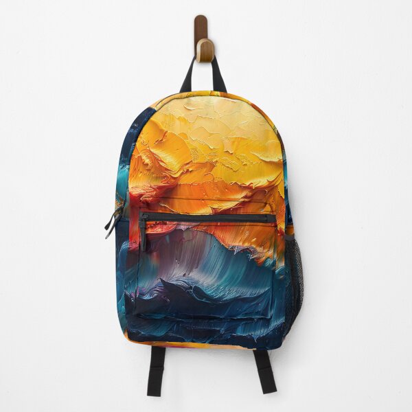 Item preview, sunset by the ocean an abstract painting - pure abstract form designed and sold by UmagineArts.