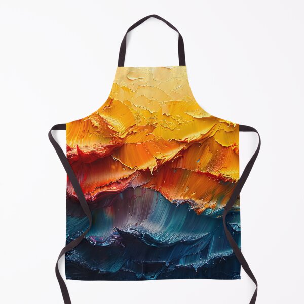 Item preview, sunset by the ocean an abstract painting - pure abstract form designed and sold by UmagineArts.