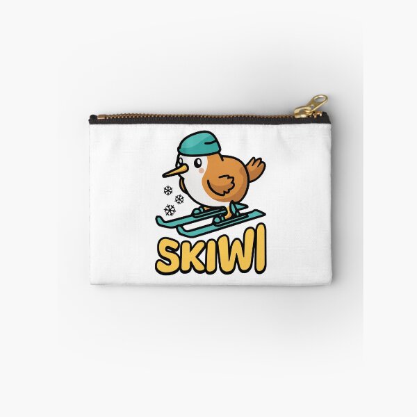 Item preview, Skiwi! Cute skiing Kiwi Bird Pun designed and sold by PMCreative.