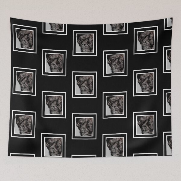 Item preview, Gorilla portrait by AllansArts designed and sold by AllansArts.