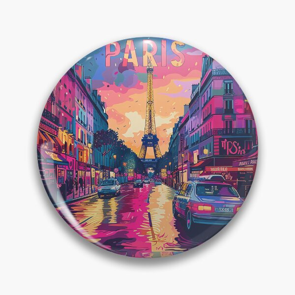 Item preview, =Paris Cityscape Illustration designed and sold by nomiraclehere.
