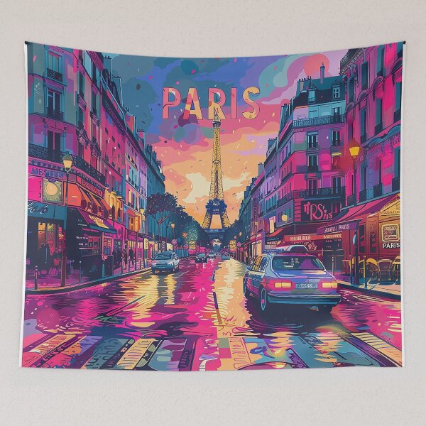 Item preview, =Paris Cityscape Illustration designed and sold by nomiraclehere.