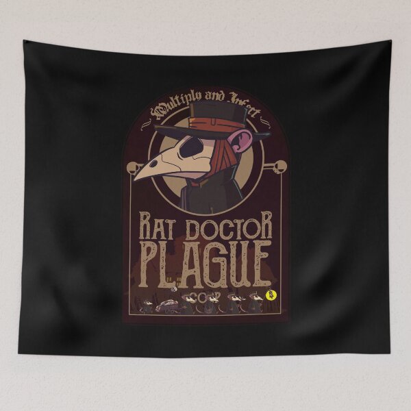 Item preview,  Black plague Rat plague doctors designed and sold by EYESORE ART.