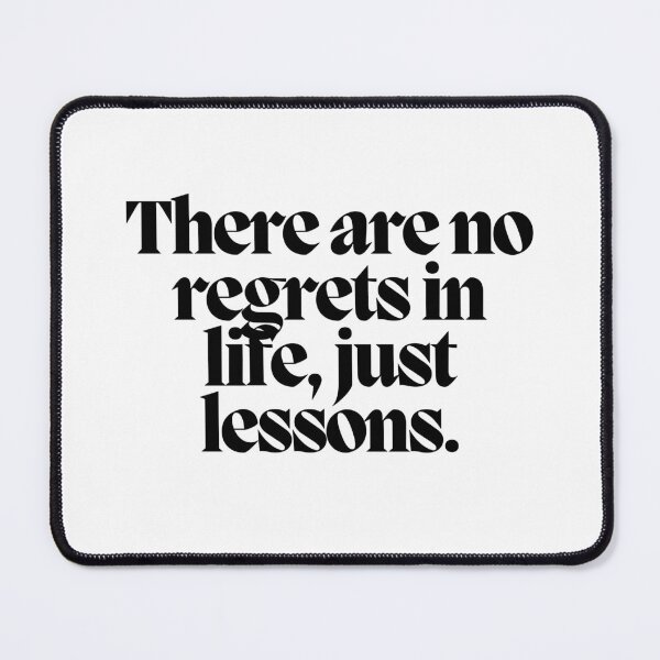 Item preview, There are no regrets in life, just lessons.  designed and sold by CharmStudio.