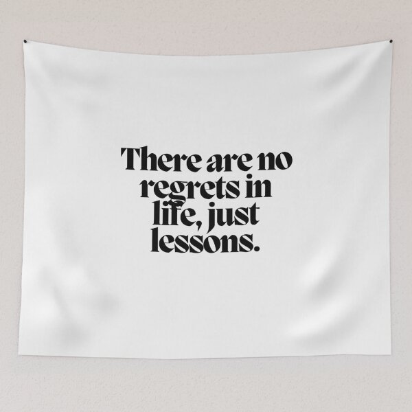 Item preview, There are no regrets in life, just lessons.  designed and sold by CharmStudio.