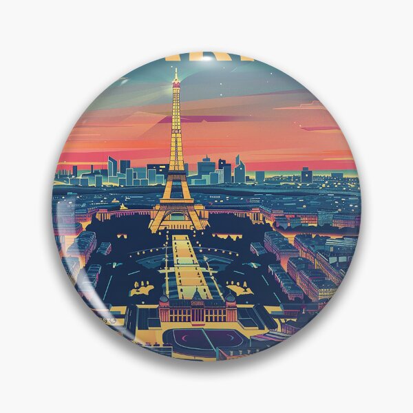 Item preview, =Paris Cityscape Illustration designed and sold by nomiraclehere.