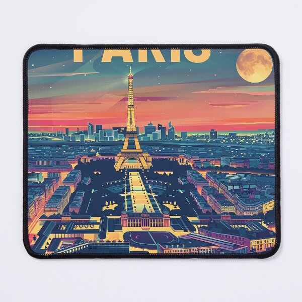 Item preview, =Paris Cityscape Illustration designed and sold by nomiraclehere.