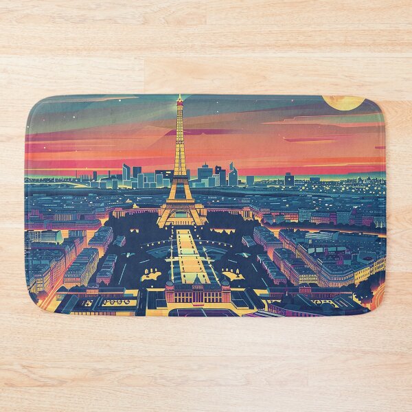 Item preview, =Paris Cityscape Illustration designed and sold by nomiraclehere.