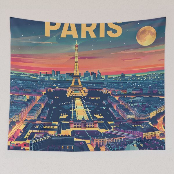 Item preview, =Paris Cityscape Illustration designed and sold by nomiraclehere.