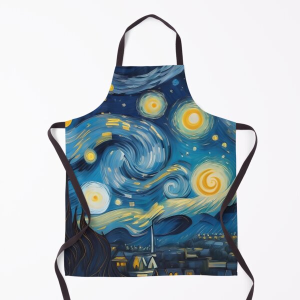 Item preview, Vincent Van Gogh Starry Night Pattern designed and sold by TheArtOfPat.