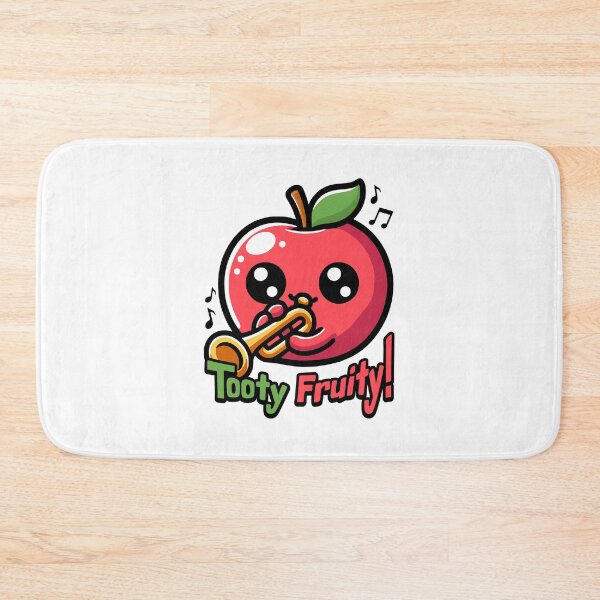 Item preview, Tooty Fruity! Cute Trumpet Playing Apple Pun designed and sold by PMCreative.